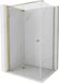 Mexen Mist-F cabine de douche pliante gauche 120 x 100, transparent, or