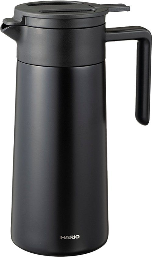 HARIO Dubbelwandige Thermal Pot met Keramische Coating - 800mL - Zwart