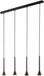 EGLO Cortaderas Hanglamp - GU10 - 113 cm - Zwart/Goud