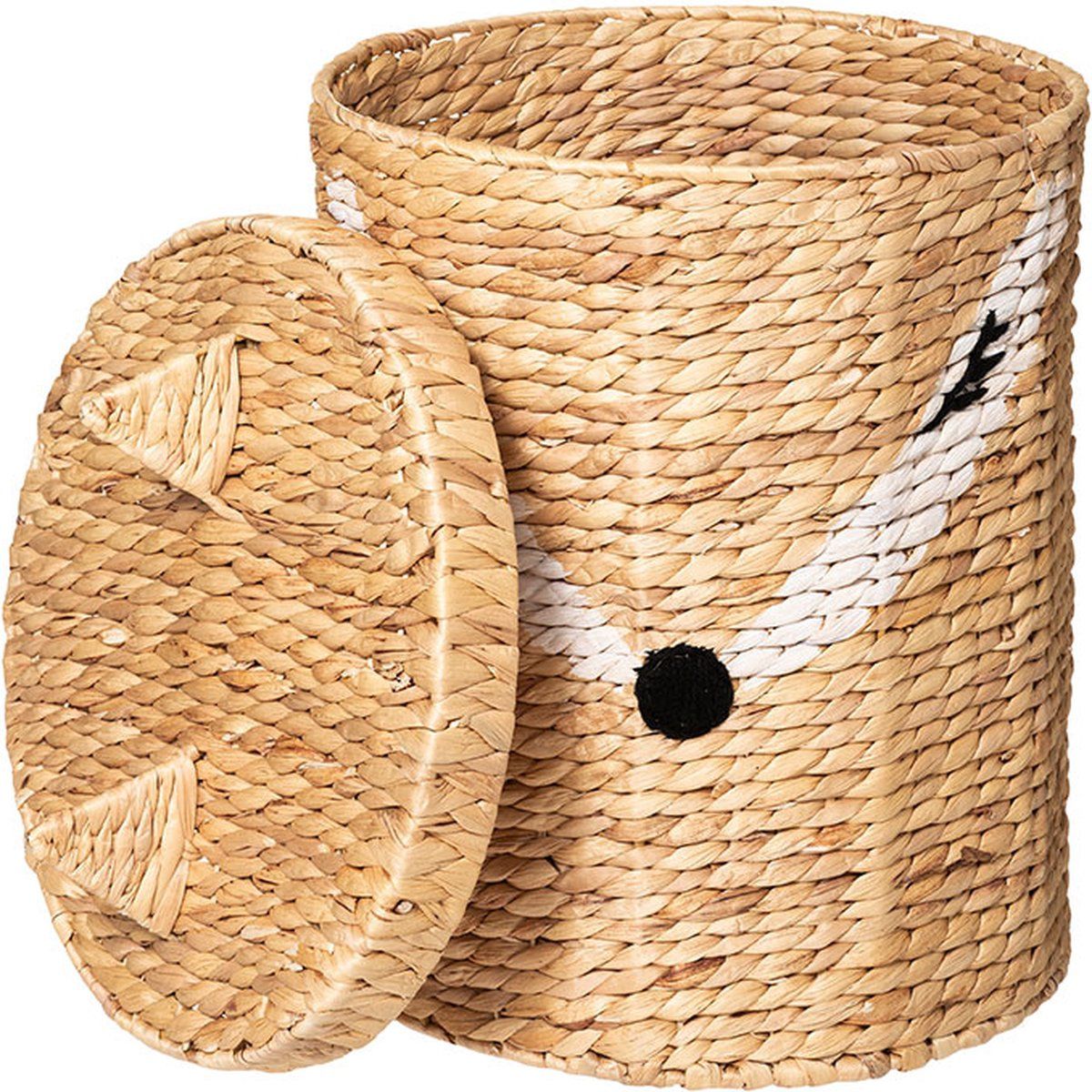 Atmosphera Opbergmand met deksel kinderkamer - Bruin