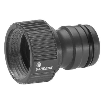 Gardena 2801-20 Hose Connector - Black - 3/4" - 1 Outlet