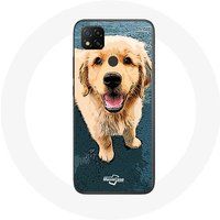 Maniacase Etui voor Xiaomi Redmi 9C golden retriever Puppy
