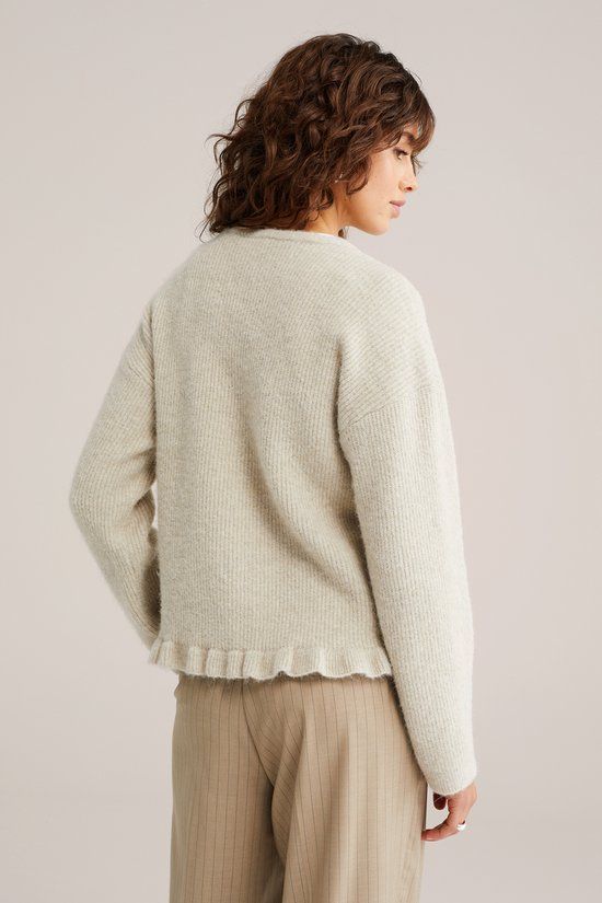 WE Fashion Dames gebreid vest van wolmix