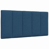 VidaXL Hoofdbordkussen "Hanko" 100 cm stof blauw