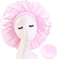 Satijnen Slaapmuts - Roze - Dames