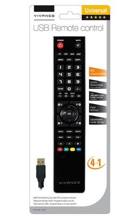 Vivanco 37600 - Universele afstandsbediening - Zwart