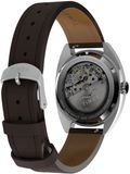 Timex Marlin Draper Automatic Mechanisch Automatisch Horloge Bruin En Zilverkleurig Kast Gemaakt Van 100% Roestvrij Staal En Een Armband Van 100% Leer 37 TW2Y65200AJ