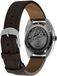 Timex Marlin Draper Automatic Mechanisch Automatisch Horloge Bruin En Zilverkleurig Kast Gemaakt Van 100% Roestvrij Staal En Een Armband Van 100% Leer 37 TW2Y65200AJ
