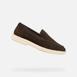 GEOX SPHERICA EC17 Heren Loafers - Donkerbruin - Maat 43