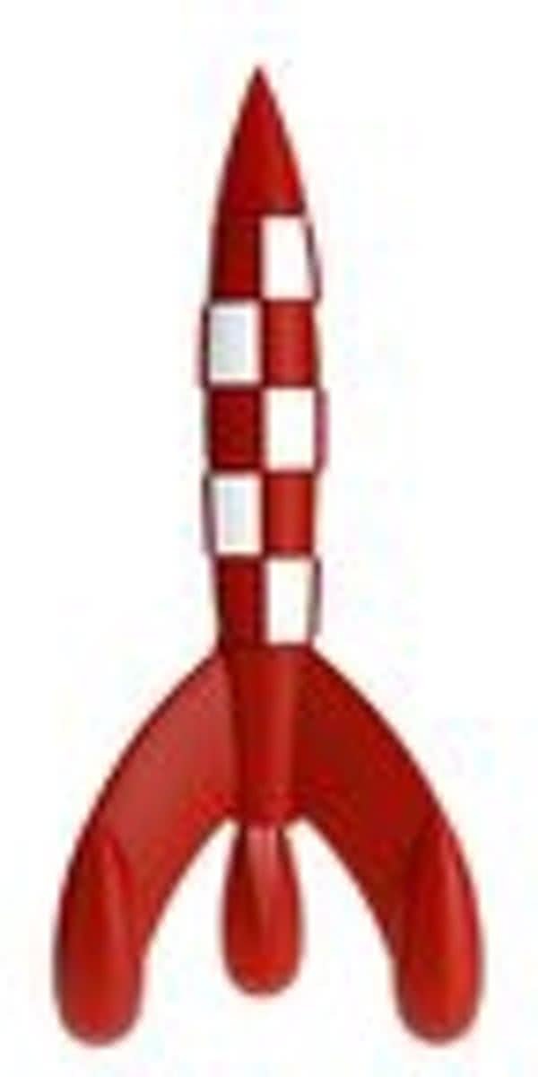 Moulinsart Kuifje raket - 17 cm hoog - kunststof en rubber