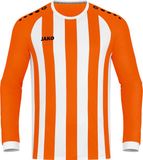 Jako Inter Voetbalshirt Lange Mouw Heren - Wit / Fluo Oranje | Maat: M