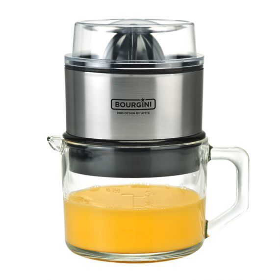 Bourgini Classic Lotte Juicer Deluxe - Citruspers - 60W - 0.75L - Stainless Steel