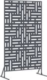 vidaXL Privacyscherm 100 x 50 x 180 cm staal antraciet