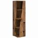 vidaXL Hoekkast 27,5x27x102cm Bewerkt Hout Oudhout