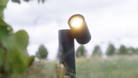 HOFTRONIC™ Pinero 6x dimbare LED prikspots - GU10 2700K warm wit - Kantelbaar - Tuinspot - IP65 zwart