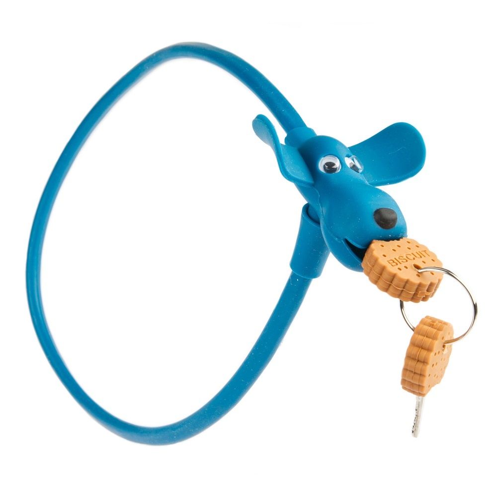 Axa Kabelslot Flappie de Waakhond 58 cm Blauw