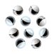 Rayher 8960801 Plastic wiebelogen met wimpers, diameter 12 mm, om te lijmen