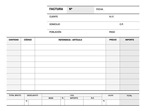 APLI 12703 facturen voor liggend formaat, A-67 x 1/8