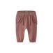 LIL' ATELIER BABY joggingbroek met ruches - oudroze