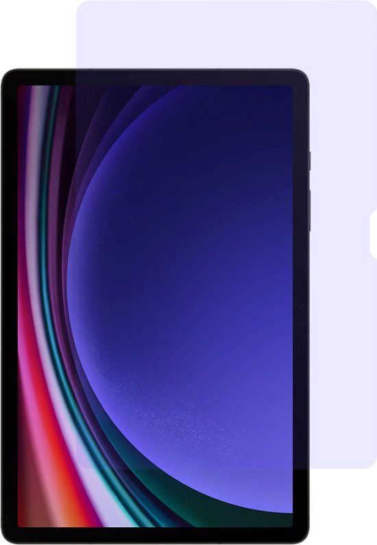 JustinCase Screenprotector Tempered Glass Galaxy Tab S9/S9 FE - Blauw Licht Filter