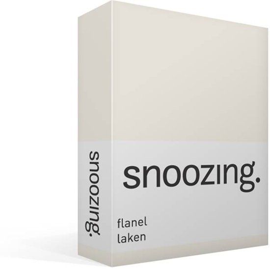 Moment by Moment Snoozing Flanel Laken Ivoor Lits-jumeaux 280x300 cm