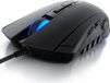 Titanwolf Gaming muis, bedraad, gamingmuis met 24000 dpi en gewichtsverstelling, 12 programmeerbare knoppen, Avago-sensor, RGB-verlichting, zwart