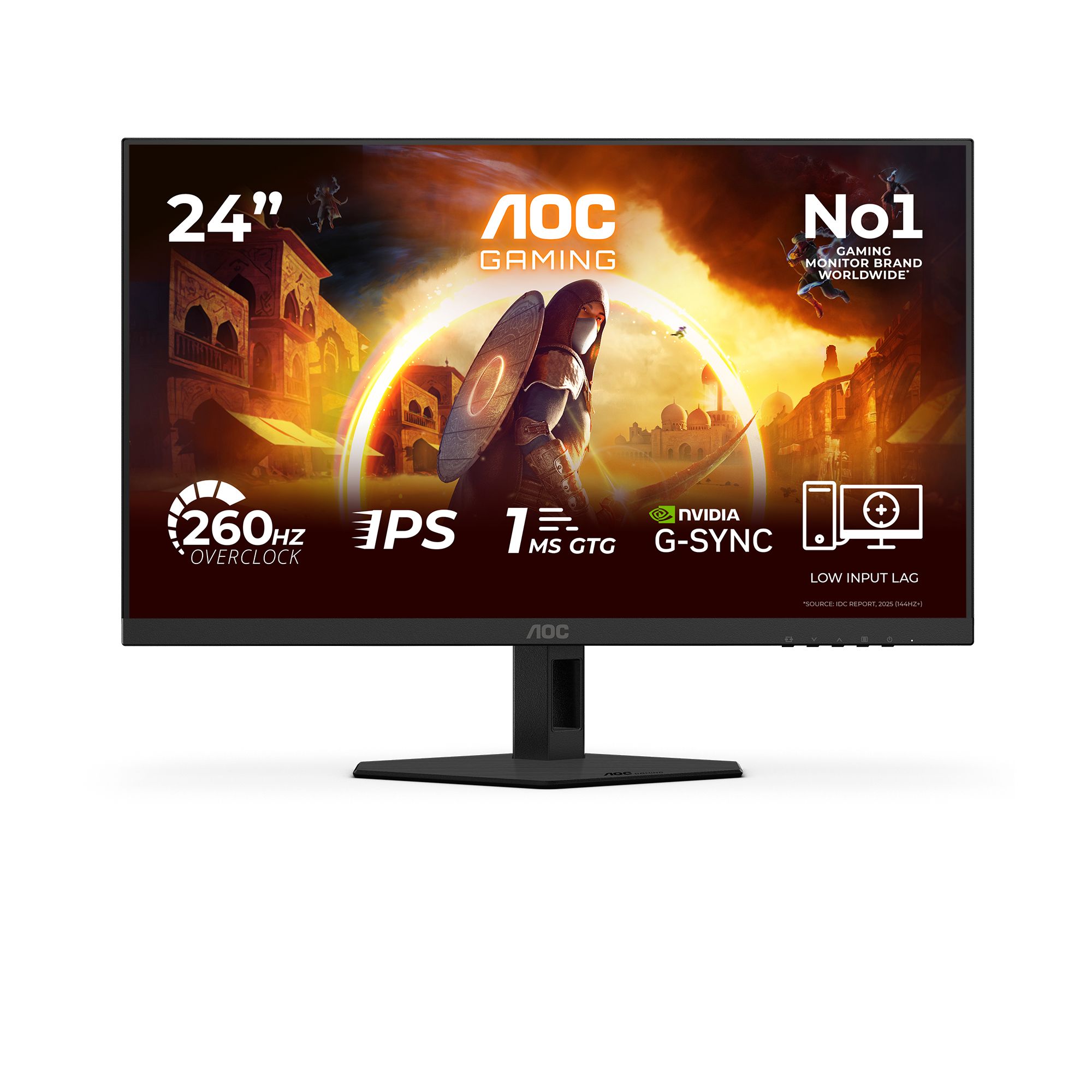 AOC G4 24G4ZRE 23.8" Full HD Monitor - 260Hz, Fast IPS, HDR10