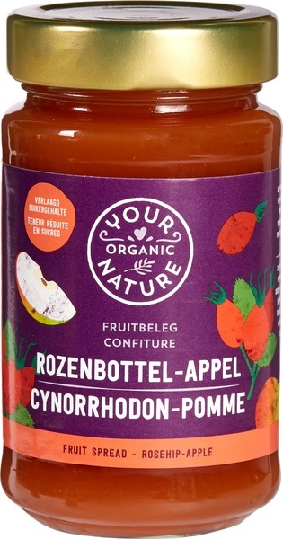 Your Organic Nature Your Organic Nature Fruitbeleg Rozenbottel-Appel