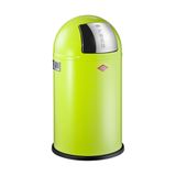 WESCO Pushboy Junior Prullenbak | 22 Liter | Metaal - Limoengroen | Vuilnisbak - Made in Germany