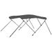 Maison Exclusive - Biminitop met 3 bogen Antraciet 183x160x137 cm