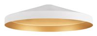 SLV LALU TETRA 36 Abat-jour Salon Or, Blanc Acier