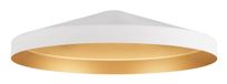 SLV LALU TETRA 36 Abat-jour Salon Or, Blanc Acier
