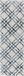 Safavieh Vloerkleed Sylvia 66 x 213 cm Ivoorkleurig