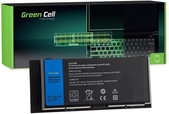 GREEN CELL Batterij voor Dell Precision M4600 M4700 M4800 M6600 M6700 M6800 (11.1V 6600mAh)