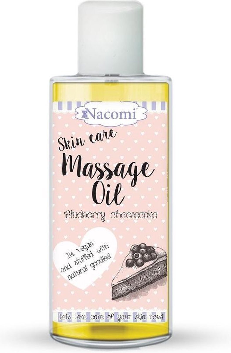 Nacomi Massage Olie Blueberry Cheesecake 150ml