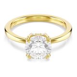 Swarovski Stilla Ring Dames 58 Transparant/Goud Metaal Kristal