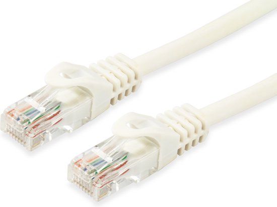 Equip CAT6a UTP kabel 1 meter Wit