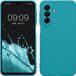 kwmobile telefoonhoesje geschikt voor Samsung Galaxy A17 4G / 5G - Hoesje voor smartphone - Precisie camera uitsnede - In mat petrol