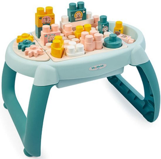 écoiffier Baby Abrick Activity - speeltafel met bouwstenen