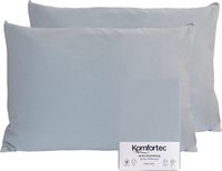 Komfortec Set van 2 Premium Jersey Kussenslopen 40x60 cm - Superzachte Kussenhoes – 100% Coton – 150 g/m² - Gris