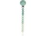 Nattou Silicone Speenkoord - Fopspeenketting - 21 cm - Gradiënt Groen