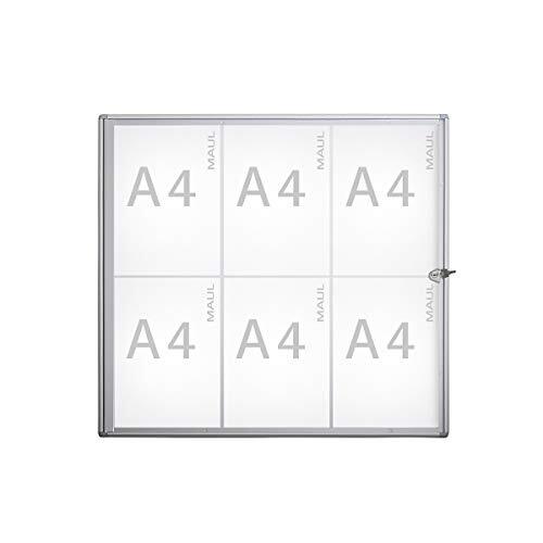 Maul MAULextraslim binnenvitrine 6 x A4 aluminium