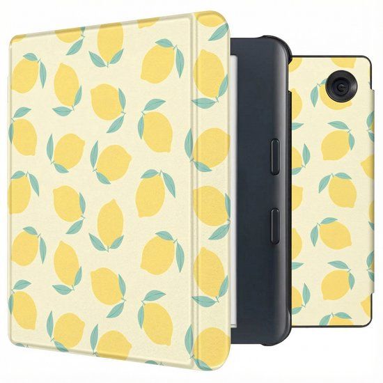 imoshion Ploonk B.V. Ereader Hoes - Geschikt voor Kobo Libra Colour - Citrus Dream