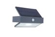 LUTEC Arrow - LED Solar Wandlamp voor Buiten - Donkergrijs