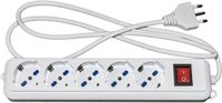 Link emmegi LKMP05L, 1,5 m, Binnen, Type F, Type L, Type L, Recht, Overbelastingsbeveiliging