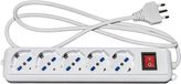 Link emmegi LKMP05L, 1,5 m, Binnen, Type F, Type L, Type L, Recht, Overbelastingsbeveiliging