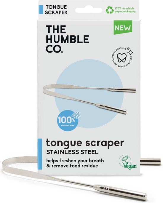 The Humble Co. Humble Brush Tongreiniger Stainless Steel - Zilver