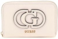 GUESS Calebra SLG Medium Zip Around Wallet Cream White