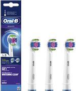 Oral-B 3D White Opzetborstel Met CleanMaximiser-technologie, Verpakking Van 3Stuks