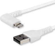StarTech 2 meter Haakse USB naar Lightning Kabel - Wit